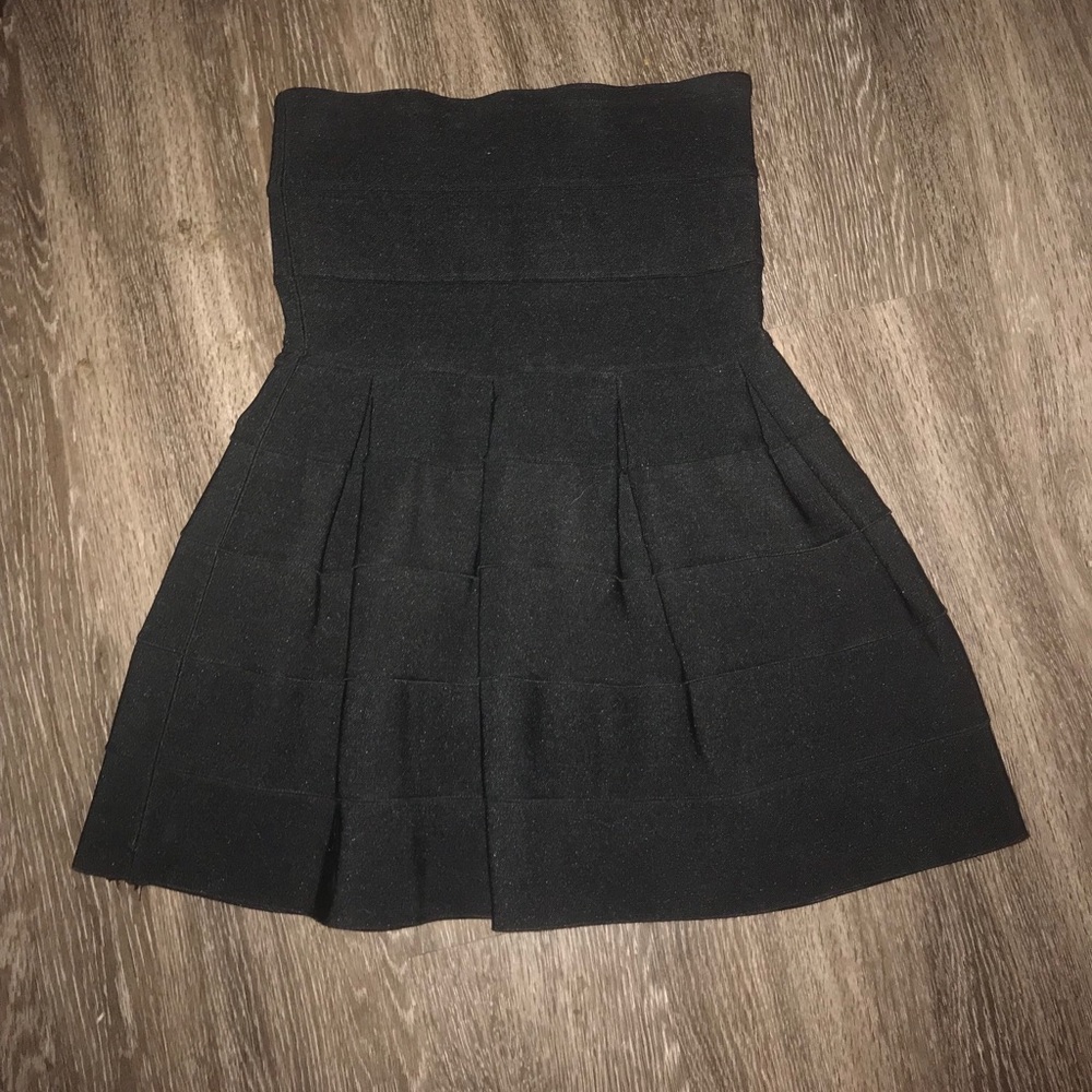 Bandage strapless dress